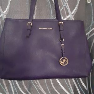 Michael Kors purse-Rare eggplant color!